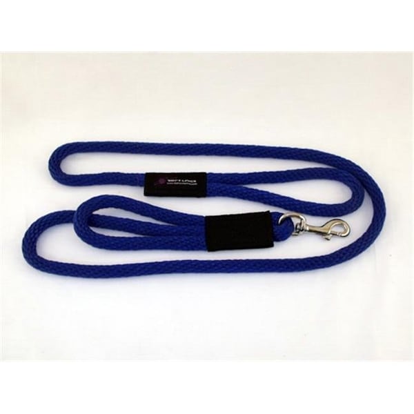Soft Lines PSS11010ROYALBLUE 2 Handled Sidewalk Safety Dog Snap Leash 0.62 In. Diameter By 10 Ft. - Royal Blue PSS11010ROYALBLUE - main
